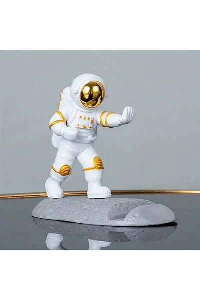 Generic Single pcs Astronaut Mobile Phone Stand Holder Spaceman Desk Decoration Smartphone Bracket