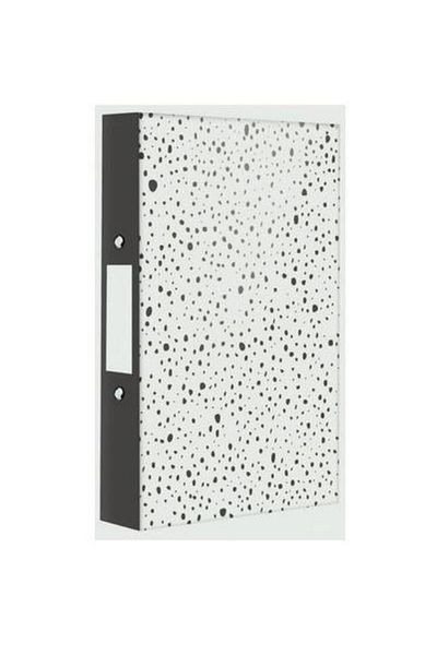 Mediadocs Publishing Black & White Polka Dot Bookcase