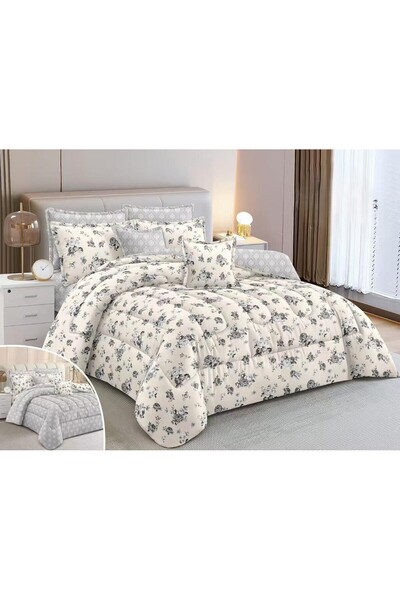RedRosa Luxurious double bed sheet, printed, made of microfiber, size 240*260 cm