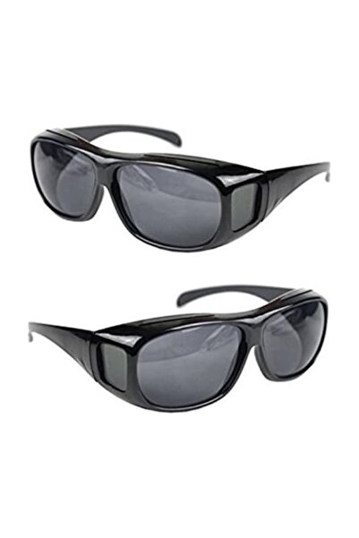 SOHO SOHO Polarized Sunglasses for Driving and Cycling, Wide Angle View, Black Lens