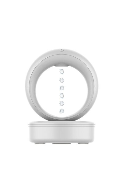 OEM Anti-Gravitational Air Humidifier, Aromatherapy, USB Cable, LED Light, 680ml Capacity, White