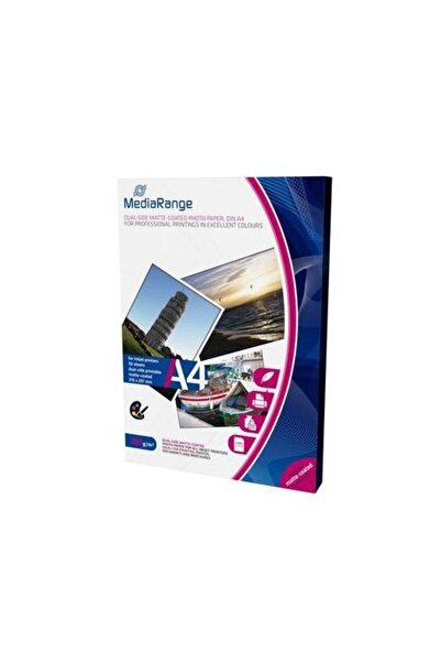 MediaRange Hartie Foto InkJet, mata dual-side, A4, 50 coli, 250g