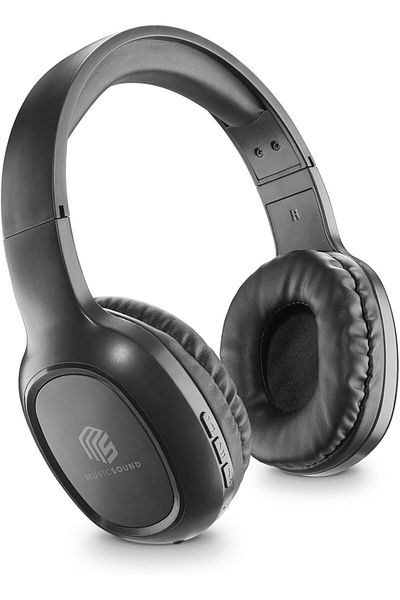 Cellularline Music Sound Bluetooth Earphones – Extendable Design, 14-Hour Battery Life