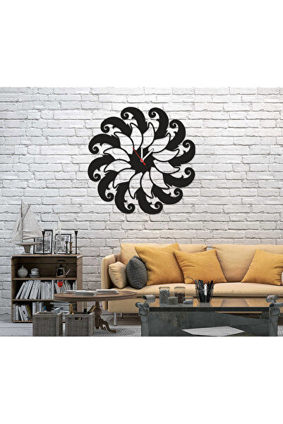 DTNMAKİNE Modern Duvar Dekorasyonu, Metal Duvar Saati, Ev Ofis Duvar Saati, Ç...