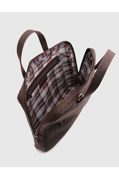 İLVİ Boyan Genuine Crazy Leather Brown Men's Handbag