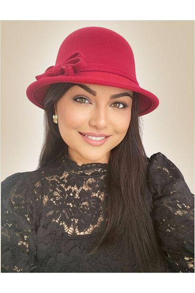 Confortino Women's felt hats with small brims - ONE SIZE, ADJUSTABLE