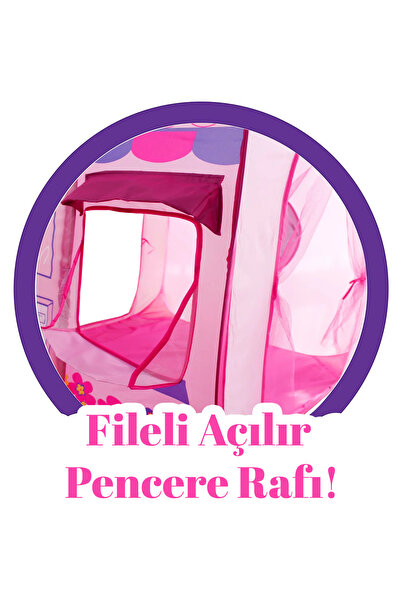 DEMPOWER Taşıma Çantalı Pencereli Çocuk Oyun Çadırı
