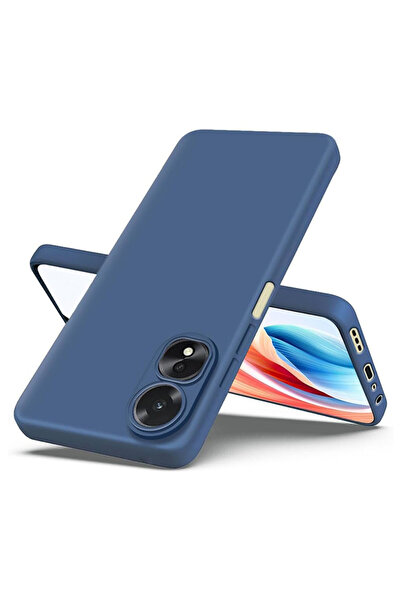 bestcase Θήκη σιλικόνης Premium για OPPO A78 4G, σκούρο μπλε