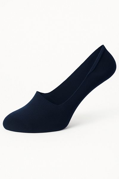 Weweus Men's Closed Navy Blue Ballerina Socks 263