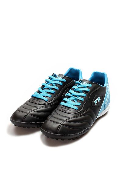Ayakkabıhane Black Blue Men's Astroturf Field Shoes Ah1E61824112113