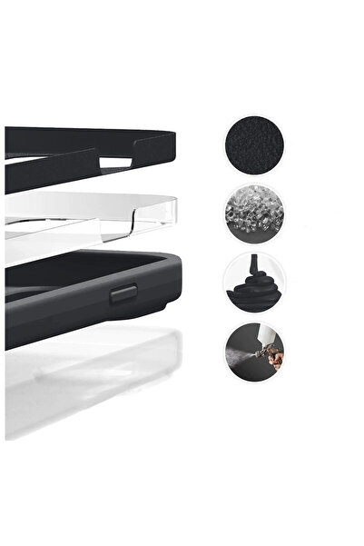 bestcase Θήκη σιλικόνης Premium για Apple iPhone 12 Mini, μαύρη