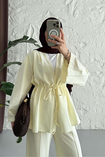 Rimel Moda Benan Stone Suit Yellow