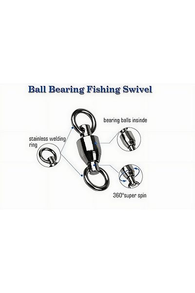 Seoul 5Pcs,1 Number,16 Mm,50 Lb,23 kg Pulling Value,Stainless Steel,Ball Bearing Swivel