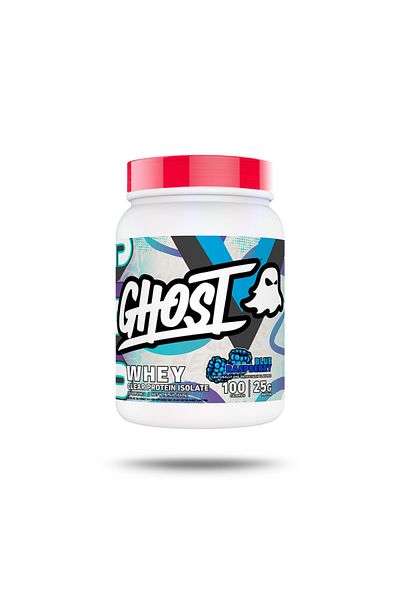 Ghost , Whey Protein Isolate 640g Blue Raspberry