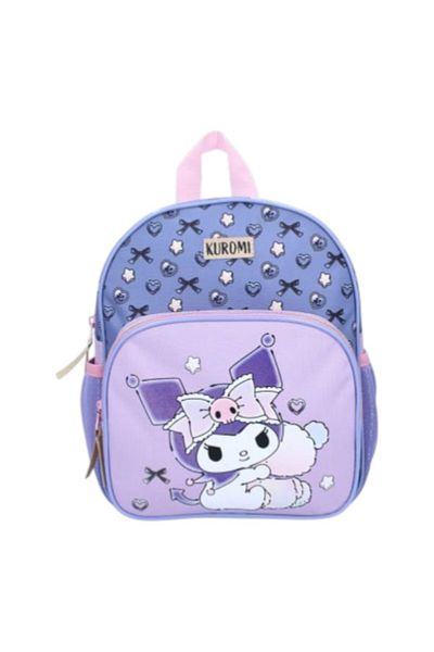 Hello Kitty Children's backpack, 29x23x10 cm, reinforced and adjustable straps, multicolor, Forever Yours, Kuromi