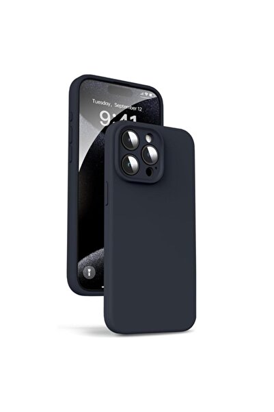 bestcase Husă premium din silicon pentru Apple iPhone 16 Pro, neagră