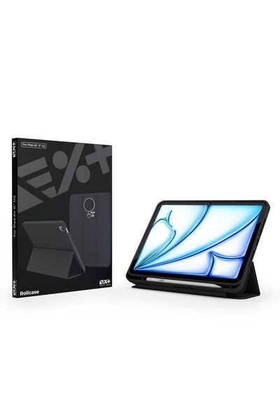 NOA Husa de protectie Rollcase pentru iPad Air 13" M2, cu suport pentru stilou, Negru