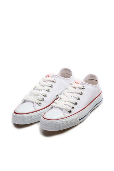 Ayakkabıhane White Unisex Sports Short Sneaker Shoes Ah1E6202411106