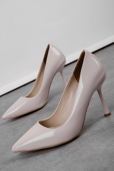 MY DERİ Misty Women's Pointed Toe Heeled Stiletto Evening Dress Shoes 4010