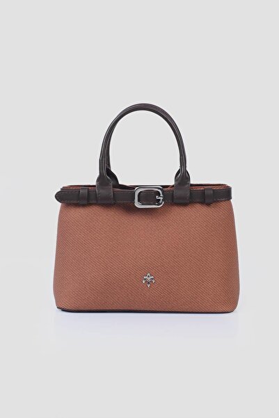 AYK'S Geantă de umăr pentru femei, bronzată, IM590