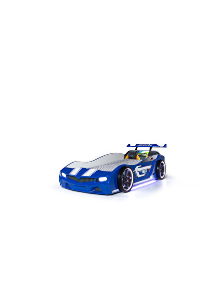 Ferramini Mavi Arabalı Yatak Spx Bwm Full Ledli Uzaktan Kumanda-Müzik Bluetoo...
