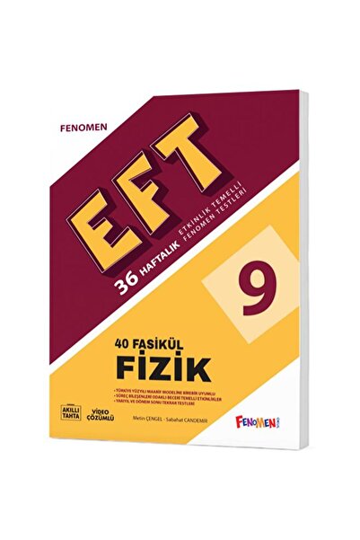 fenomen okul FENOMEN 9 EFT FİZİK (40 FASİKÜL)