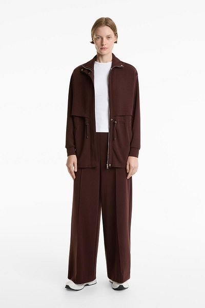 Oysho Long jacket with soft-touch modal and pockets