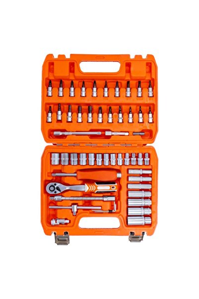 Titi 6388 Bit Set with Socket and Socket 1/4" - 53 Pieces (72 Teeth Ratchet)