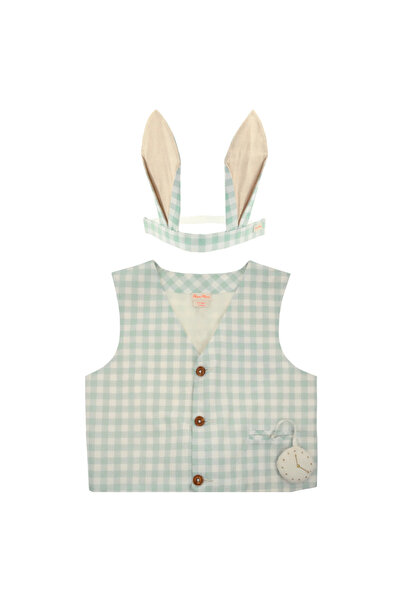 Meri Meri - Plaid Rabbit Costume Set / Age 3-6