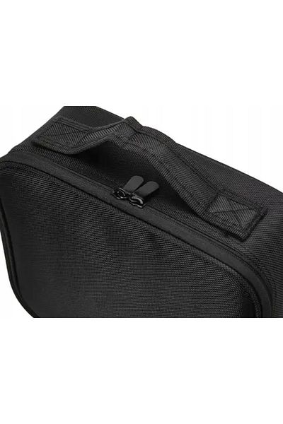 zola Cosmetic organizer bag for travel, adjustable compartments, 23 x 26 x 10 cm, black