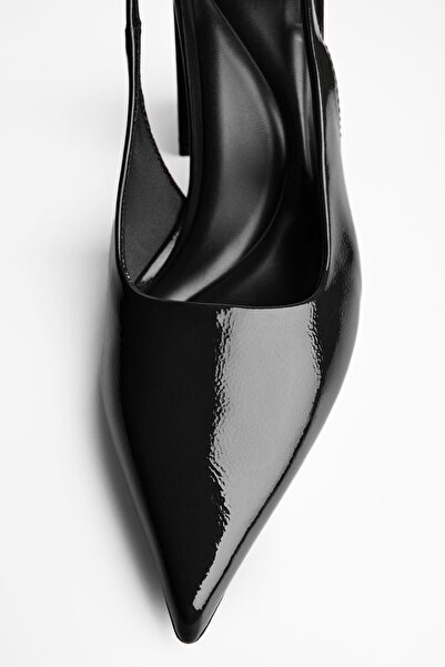 Bershka Blok topuklu arkası açık ayakkabı