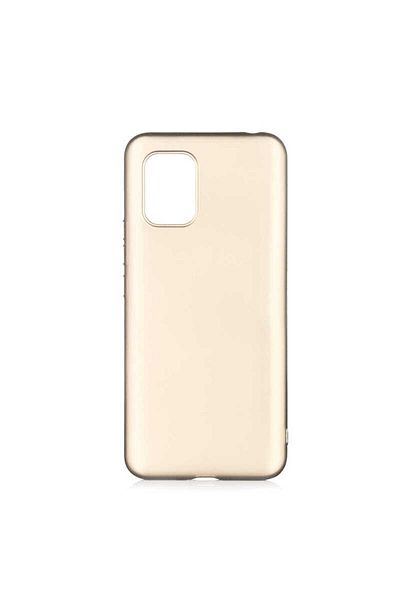 HTstore Xiaomi Compatible Mi 10 Lite Case Zore Premier Silicone Cover-Gold