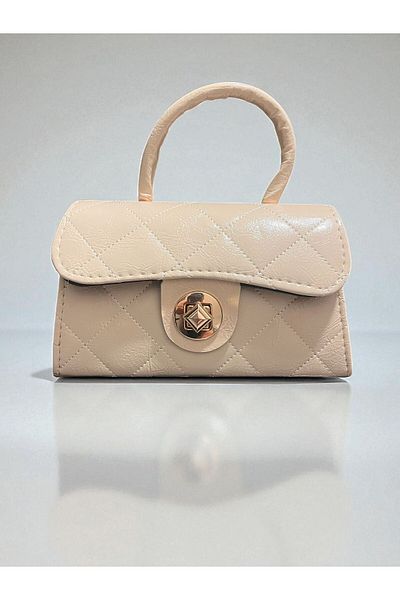 CELESTIAL COLLECTION Diana Cream Chain Quilted Bag