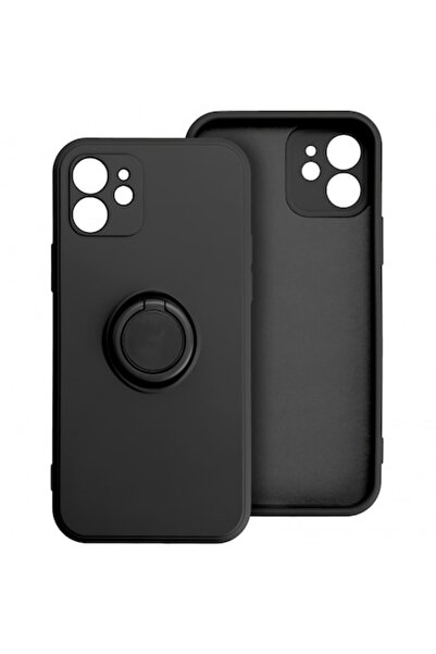 Modo Silicone Ring Case for Apple iPhone 16 - Black