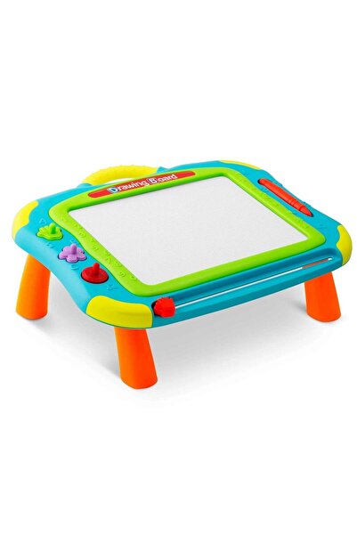 Ricokids Tabla magnetica educativa 2in1 , cu picioare, pentru desen si scris,...