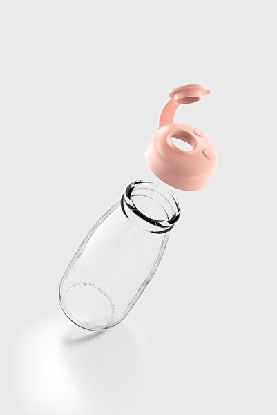 Renga Milky Kids 250 ml Glass Bottle 181011 Pastel Pink
