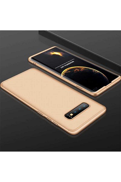 HTstore Galaxy Compatible S10 Case Zore Ays Cover-Gold