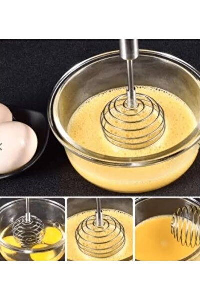 KIZILELMADA مِخفقة معدنية دائرية مقاس 28 سم أداة مطبخ من الفولاذ المقاوم للصدأ