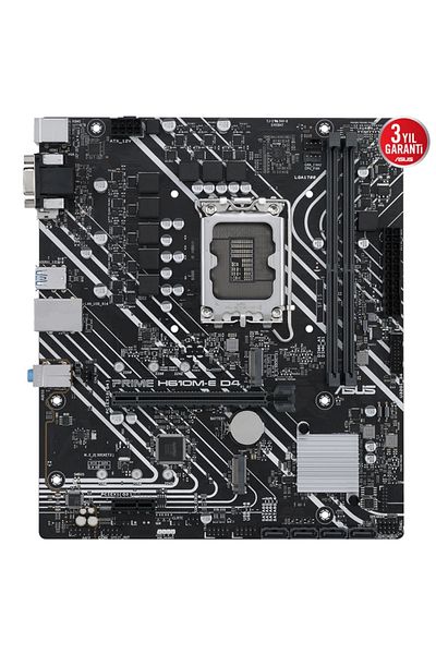 ASUS Prime H610M-E D4 Ddr4 HDMI Dp Pcie 16X V4.0 1700P Matx