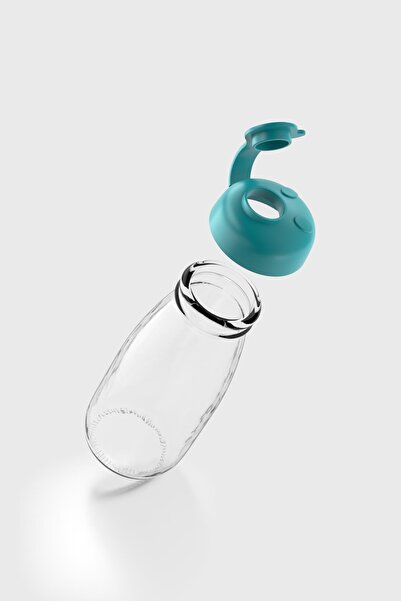 Renga Milky Kids 250 ml Glass Bottle 181011 Sky Turquoise