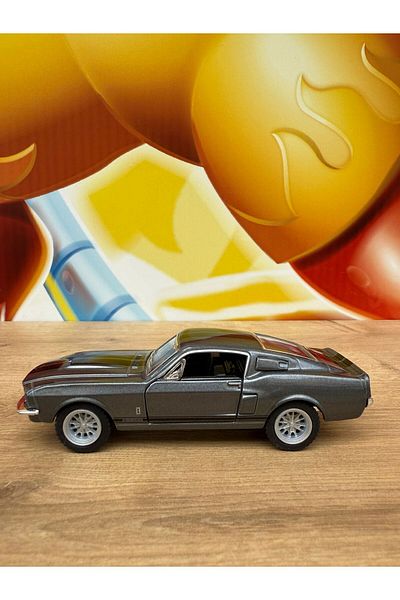 scntoys 1967 Ford Shelby Gt-500 Pull Drop Licensed Diecast Model Car Doors Open