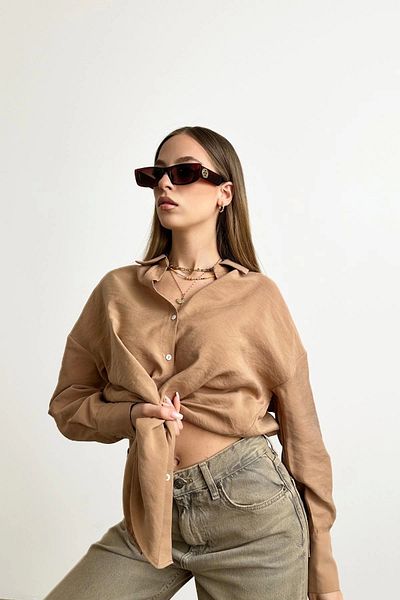PROTO SUIT Basic beige shirt