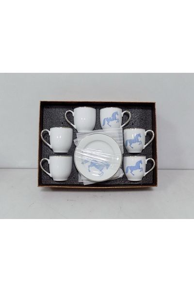 BİNDAWOOD 12PCS COFFEE CUP AND SAUCER