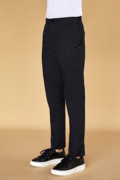 SPORTEMPT Teknik Dokuma Erkek Pantolon - Siyah