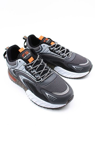 Ayakkabıhane Smoked Black Orange Style Men's Sports Shoes Ah1E8651312364