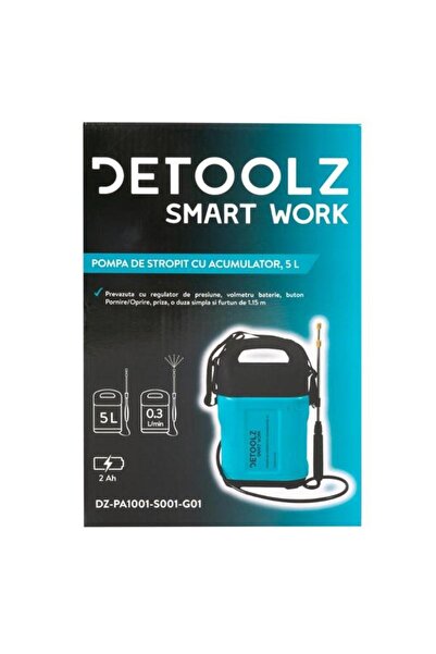 DETOOLZ Pulverizator Li-Ion DZ-PA1001 5L