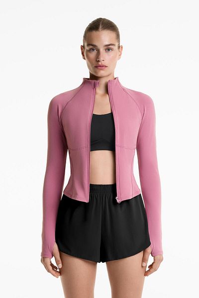 Oysho Light warm technical jacket with seams
