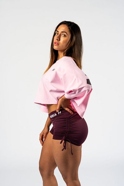 Nebbia JUST FLOW 431 oversized pink T-shirt