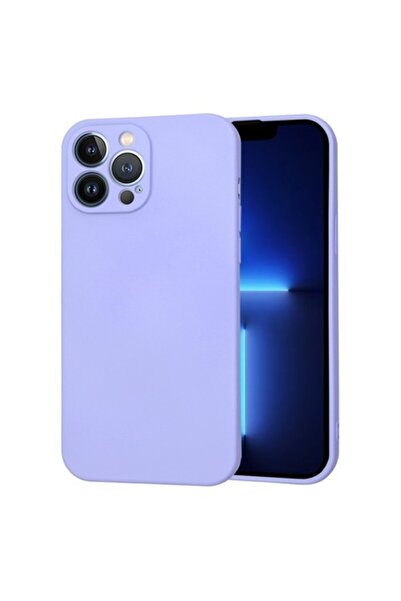 Techsuit Carcasă de înaltă protecție pentru iPhone 13 Pro Max - Petite Tuds SoftFlex U57 Canvas, culoare mov deschis, cu aspect de fructe de pădure