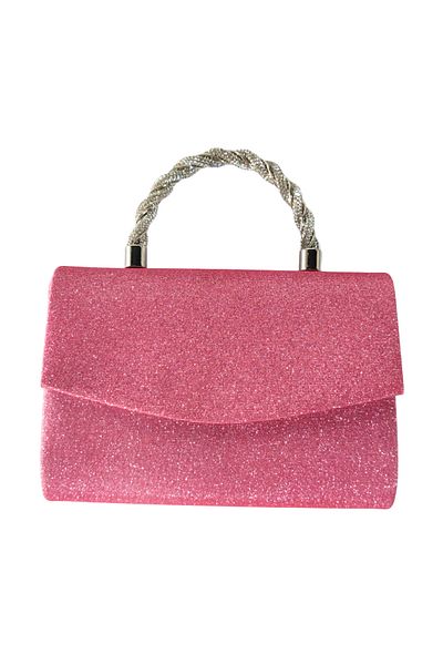 OEM Elegant pink bag with rhinestones